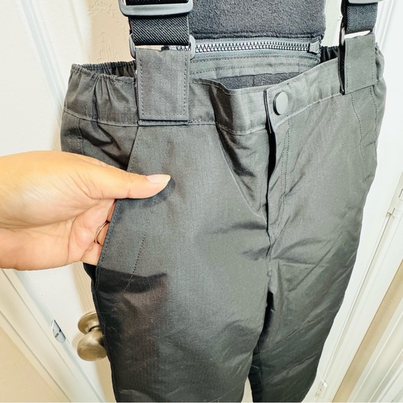 Unisex Kids Snow Overalls – Black, Size 8 - Picture 4 of 8